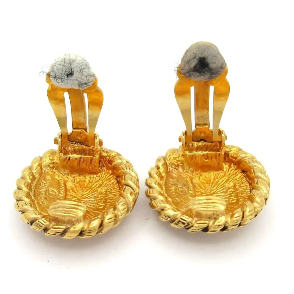 Chanel Clip On Earrings